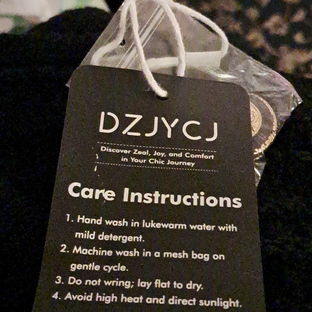 DZJYCJ Womens Black Open Front Cardigan Sweaters With Pocket NWT Size S - Picture 5 of 9